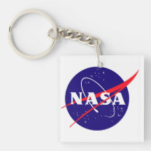NASA Meatball Logo Acrylic Keychains