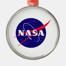 NASA Meatball Logo Christmas Ornaments