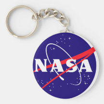 NASA Meatball Logo Keychains