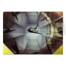 NASA model shuttle testing. Greeting Card