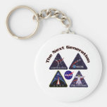 NASA Project Logos Key Chain