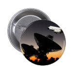 NASA SPACE SHUTTLE FLYING OVER AUSTRALIA PINBACK BUTTON