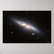 NASA - Starburst Galaxy M82 Posters