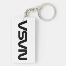 NASA Worm (Snake) Logo Acrylic Keychains