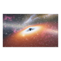 NASAs Black hole Rectangle Sticker