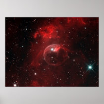 NASAs Bubble nebula Poster
