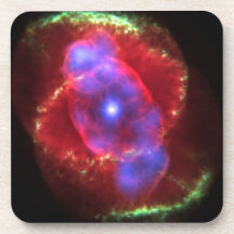 NASAs Cat's Eye Nebula Beverage Coasters
