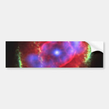 NASAs Cat's Eye Nebula Bumper Sticker