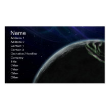 NASAs extreme planets Business Card