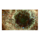 NASAs Helix Nebula in infrared Business Card Template