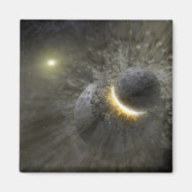 NASAs - Massive Smash-Up at Vega Refrigerator Magnet