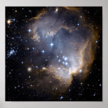 NASAs NGC602 galaxy Print