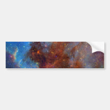 NASAs North American Nebulae Bumper Sticker