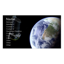 NASAs Spitzer Departing the Earth Business Card Templates