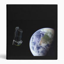 NASAs Spitzer Departing the Earth Vinyl Binder