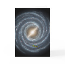 NASAs Sun in the Milky way Card
