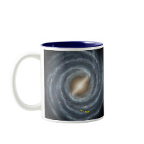 NASAs Sun in the Milky way Coffee Mugs