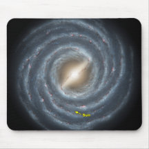 NASAs Sun in the Milky way Mousepads