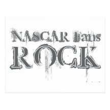 NASCAR Fans Rock Post Card