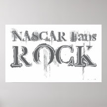 NASCAR Fans Rock Posters