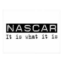 NASCAR It Is Post Card