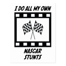 NASCAR Stunts Post Card