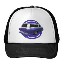 nash long roof blue station wagon trucker hats