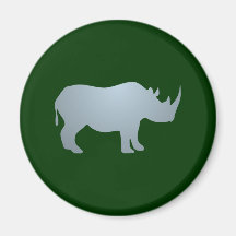 Nashorn rhino rhinoceros magnets