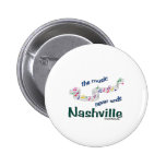 Nashville Music Notes Button