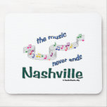 Nashville Music Notes Mousepad