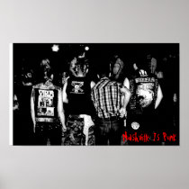 Nashville Punk Rock Music Poster