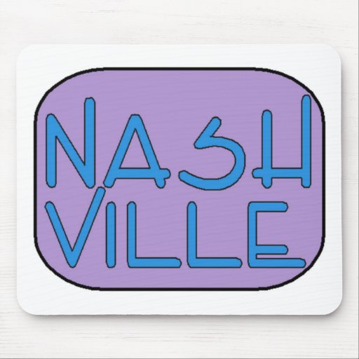 Nashville Purple Mouse Pads
