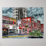 nashville tennessee country music capital art print