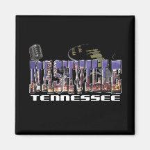 Nashville Tennessee Fridge Magnets