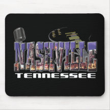 Nashville Tennessee Mouse Pads