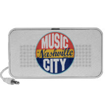 Nashville Vintage Label Iphone Speaker
