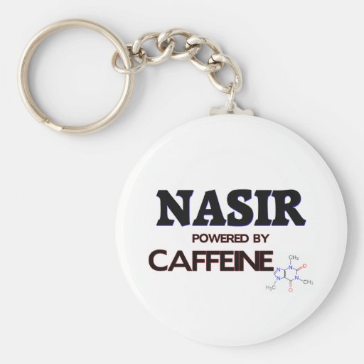Nasir powered by caffeine key chains