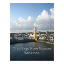 Nassau harbour post cards