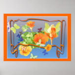 nasturtium-Faery Poster