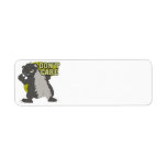 NASTY HONEY BADGER DONT CARE RETURN ADDRESS LABEL