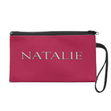 "Natalie" Custom Name Wristlet Bag