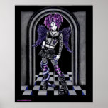 Natasha Gothic Tattoo Angel Poster posters