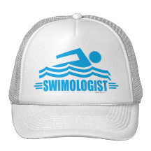 Natation drôle casquette de camionneur
