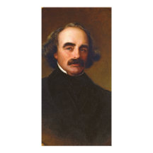 Nathaniel Hawthorne by Emanuel Gottlieb Leutze Customized Photo Card
