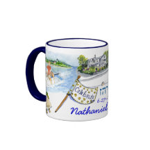 nathaniel's bar mitzvah coffee mugs