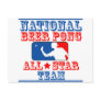 National Beer Pong Team Postcard