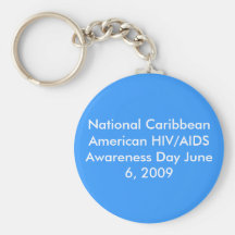 National Caribbean American HIV/AIDS Keychain