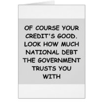 national debt cards