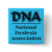 National Dyslexic Association Funny Button Humour