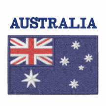 National Flag of Australia Embroidered Shirt